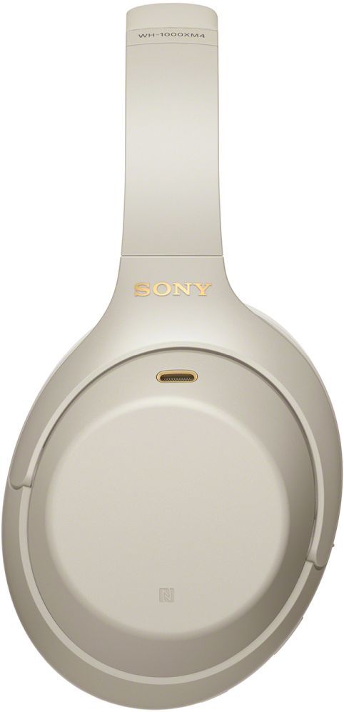 Sony Silver Wireless Over-Ear Noise Cancelling Headphone 1