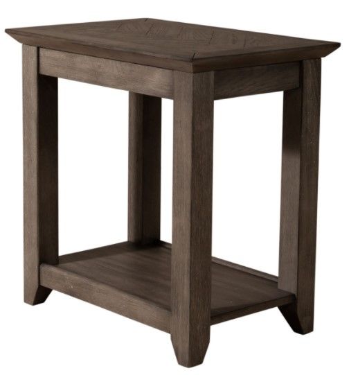 Liberty Furniture Rawson Gray Chair Side Table-1