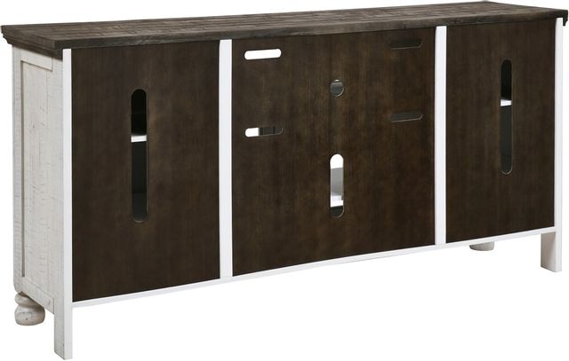 Signature Design by Ashley® Havalance Two-Tone TV Stand 3