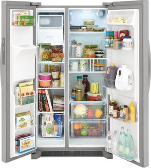 Frigidaire 25.6 Cu. Ft. Stainless Steel Side-by-Side Refrigerator