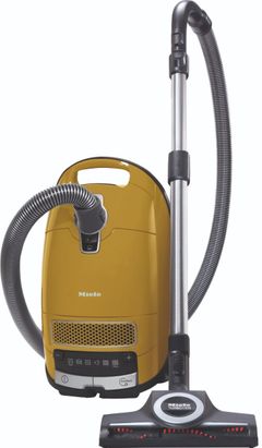 Miele Vacuum Complete C3 Calima Curry Yellow Canister Vacuum-41GFE040USA