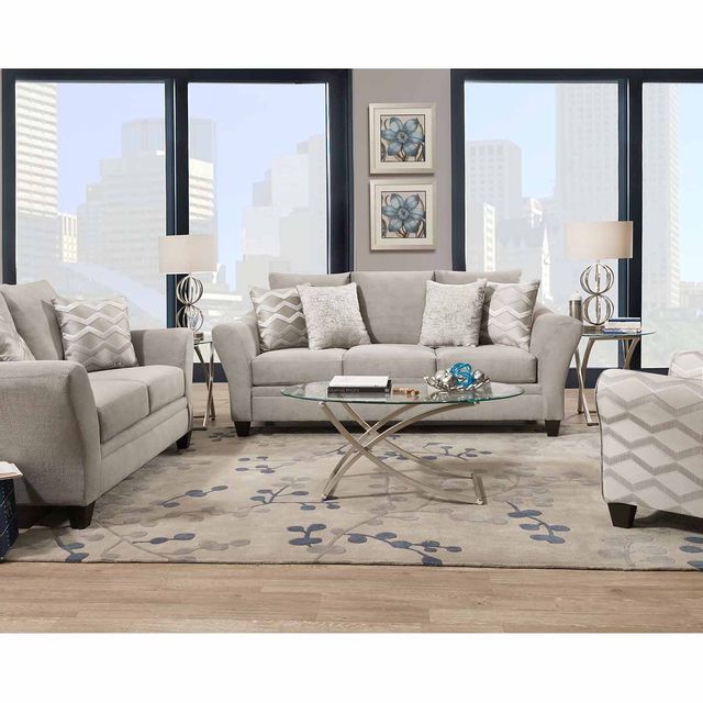 Corinthian Furniture Cooper Platinum Sofa-1