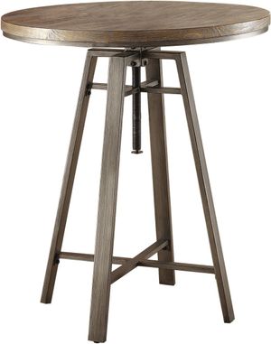Coaster® Brushed Nutmeg Adjustable Swivel Bar Table
