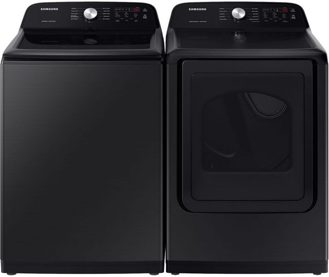 Samsung Brushed Black Laundry Pair