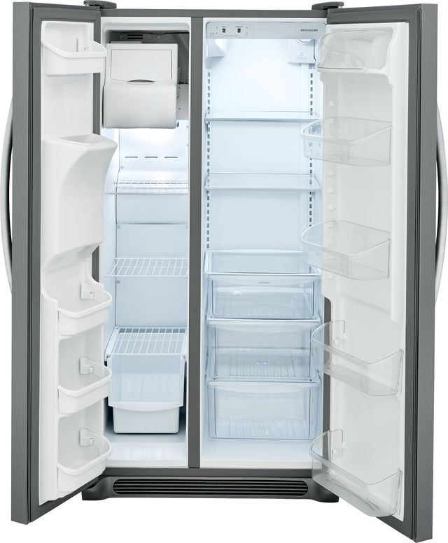 Frigidaire® 22.1 Cu. Ft. Standard Depth Side by Side Refrigerator-Stainless Steel CLEARANCE 1