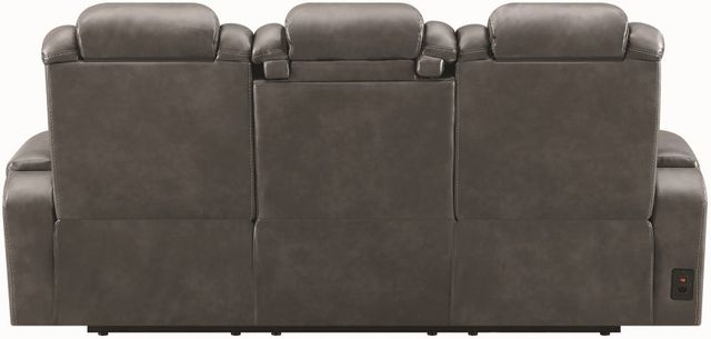 Coaster® Korbach 2-Piece Charcoal Power Headrest Reclining Living Room Set 3