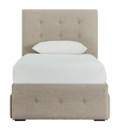 Signature Design by Ashley® Gladdinson Gray Twin Upholstered Storage Bed-1