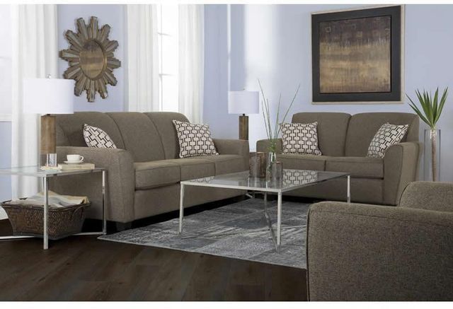 Decor-Rest® Furniture LTD 2404 Brown Loveseat 1