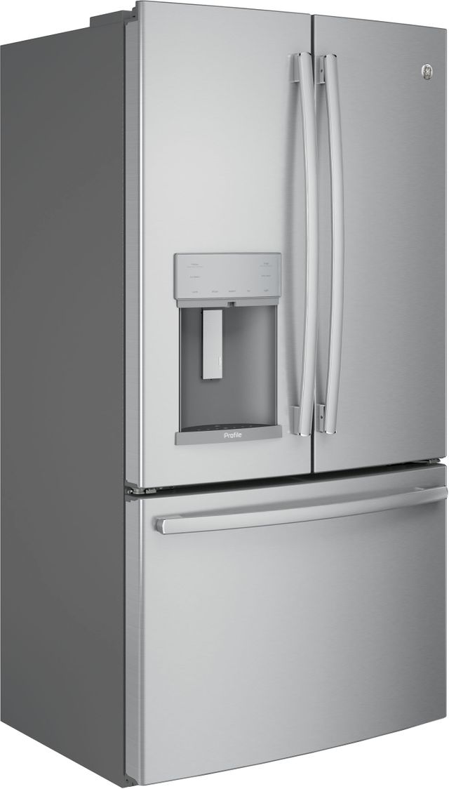 GE Profile™ 22.23 Cu. Ft. Stainless Steel Counter Depth French Door Refrigerator-1