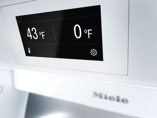 Miele MasterCool™ 30 in. 16.0 Cu. Ft. Stainless Steel Counter Depth Bottom Freezer Refrigerator-3