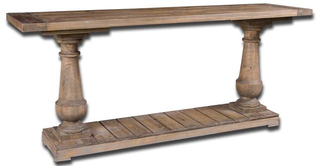 Uttermost® Stratford Stony Gray Console Table-0