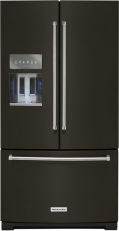 KitchenAid® 26.8 Cu. Ft. Black Stainless Steel with PrintShield™ Finish French Door Refrigerator