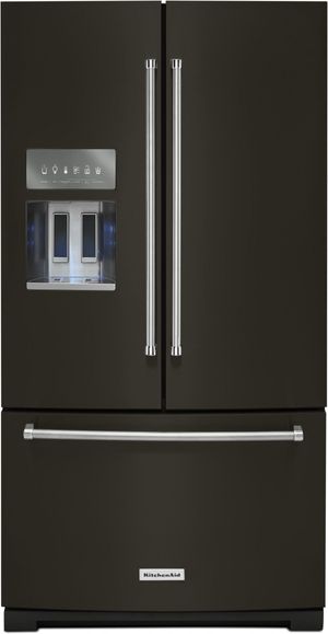 KitchenAid® 26.8 Cu. Ft. Black Stainless Steel with PrintShield™ Finish French Door Refrigerator