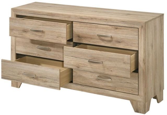 ACME MIQUELL QUEEN BEDROOM SET IN NATURAL HICKORY 1