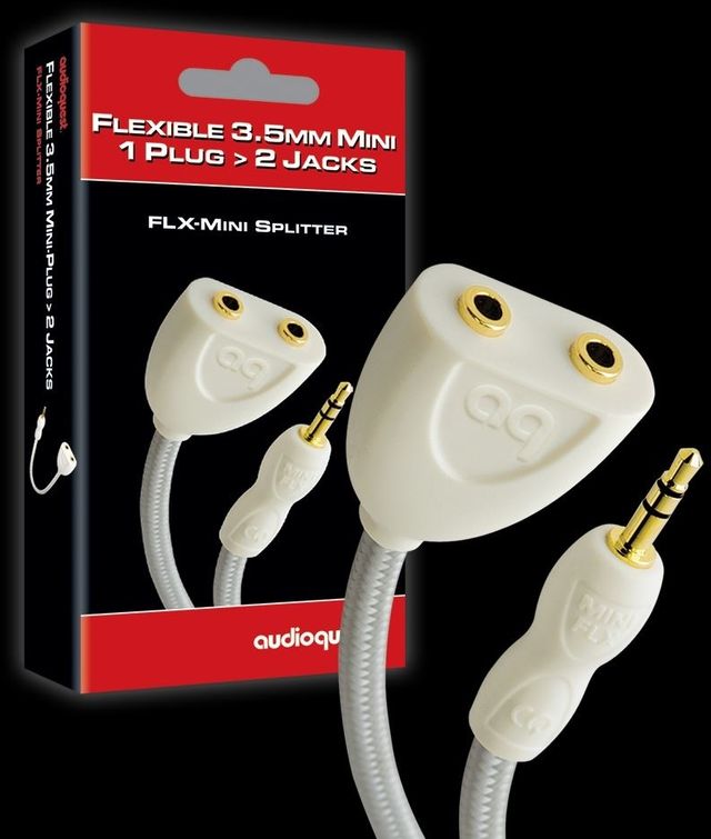 AudioQuest® FLX-Mini 3.5 mm M to 2x F Splitter 1