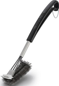 Napoleon Triple Row Grill Brush with Stainless Steel Bristles