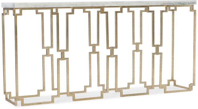 Hooker Furniture® Evermore Kalala White Marble Console Table-0