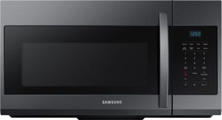Samsung 1.7 Cu. Ft. Fingerprint Resistant Black Stainless Steel Over The Range Microwave
