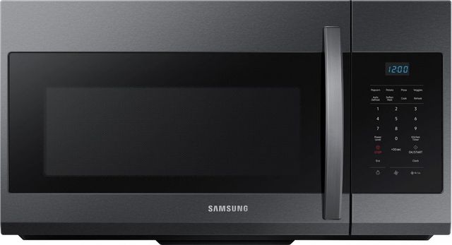 Samsung 1.7 Cu. Ft. Fingerprint Resistant Black Stainless Steel Over The Range Microwave-0