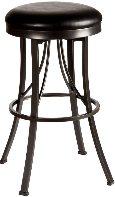 Hillsdale Ontario Backless Black Counter Height Stool 0