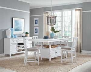 Magnussen White Counter Height Dining Group
