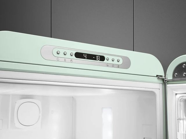 Smeg 50's Retro Style Aesthetic 11.7 Cu. Ft. Pastel Green Bottom Freezer Refrigerator 6