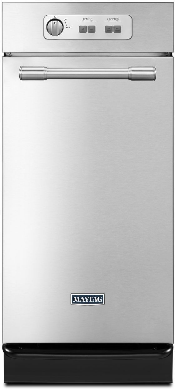 Maytag® 1.4 Cu. Ft. Stainless Steel Built In Trash Compactor-0