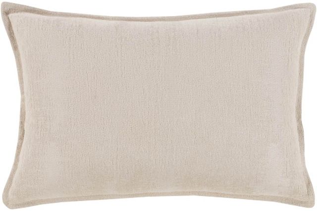 Surya Copacetic Khaki 18"x18" Pillow Shell with Down Insert-1