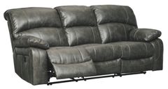 Signature Design by Ashley® Dunwell Power Recliner Sofa with Adjustable Headrest