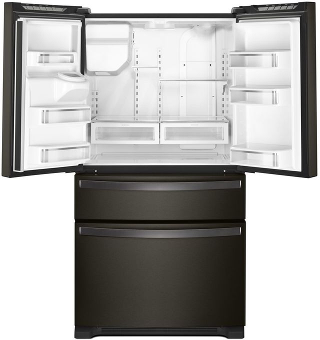 Whirlpool® 25 Cu. Ft. French Door Refrigerator-Fingerprint Resistant Black Stainless 2