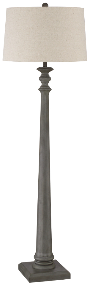 gray wash floor lamp