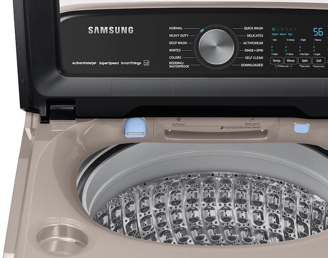 Samsung 5.1 Cu. Ft. Champagne Top Load Washer 5