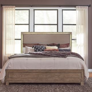 Liberty Furniture Canyon Road Beige Queen Upholstered Bed