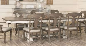 Brookhaven 9-Piece Dining Set With Extension Trestle Table