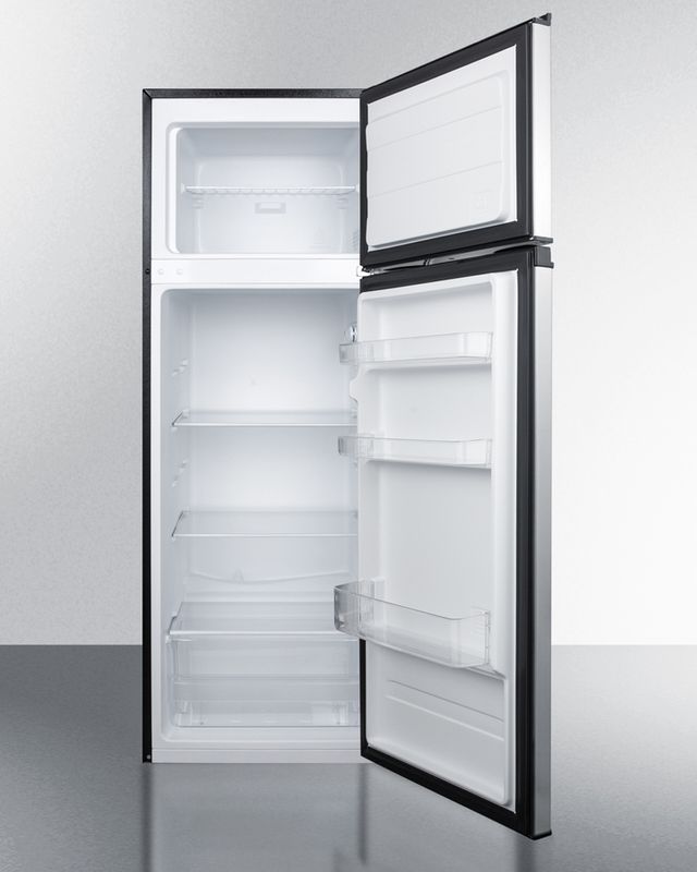 Summit® 7.1 Cu. Ft. Stainless Steel Top Freezer Refrigerator 2