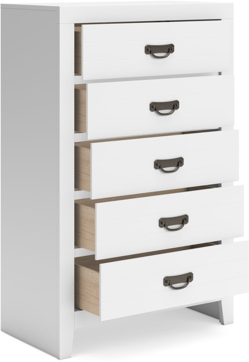 Signature Design By Ashley® Binterglen White Chest Of Drawers | Big ...