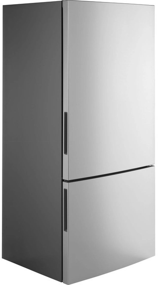 GE® 17.7 Cu. Ft. Stainless Steel Counter Depth Bottom Freezer Refrigerator 6