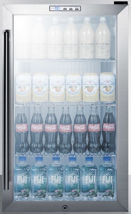 Summit® Commercial Series 3.4 Cu. Ft. Stainless Steel Beverage Center 2