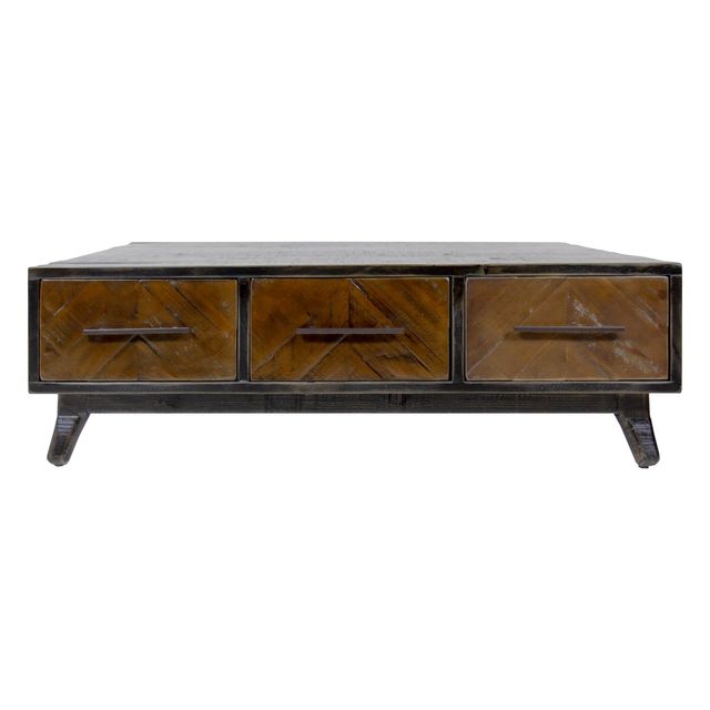 Furniture Source International Emerson Coffee Table with Drawers-0