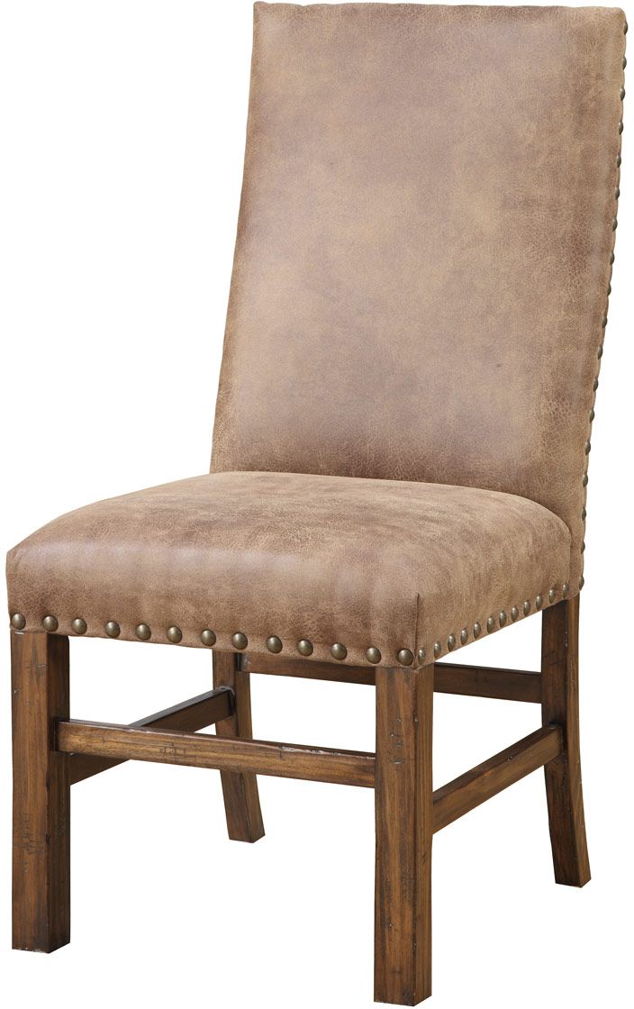 rustic brown chair