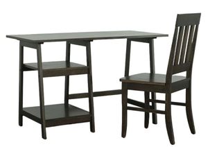 Progressive® Furniture Tulane Espresso Study Desk with Chair