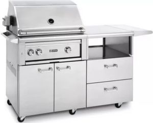 Lynx 30" Stainless Steel Grill with Rotisserie Mobile Cart