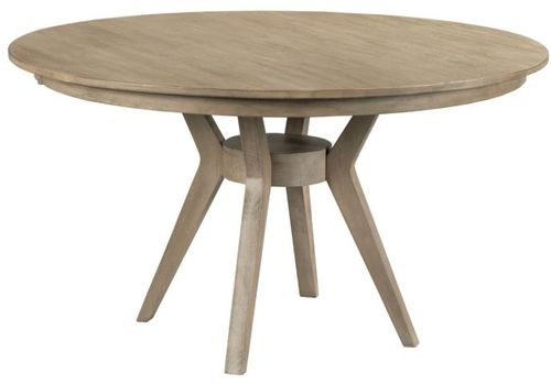 Saeko Round Dining Table, Oiled Wood & Oak legs