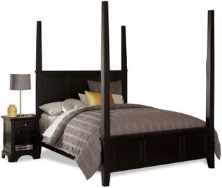 homestyles® Ashford 2 Piece Black King Bed Set
