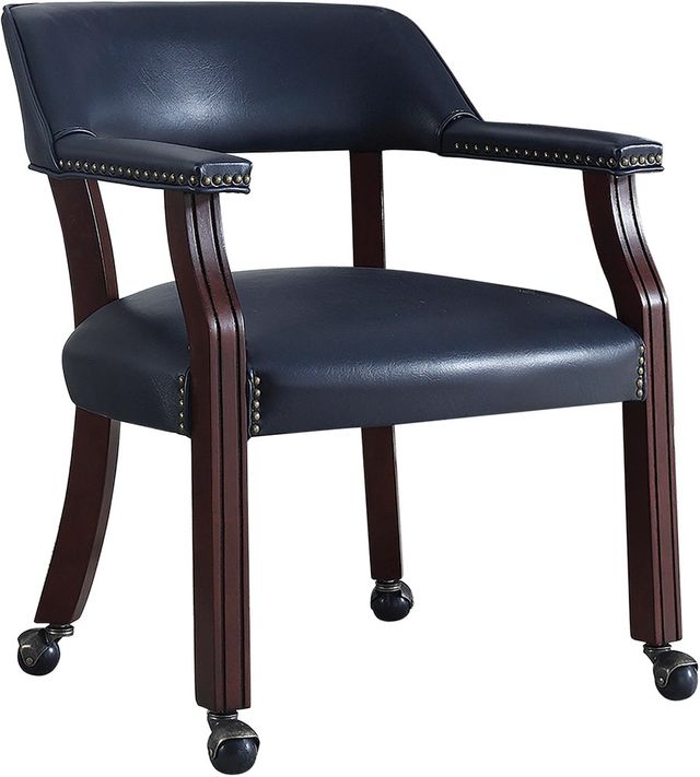 Coaster® Modern Blue Guest Chair-0