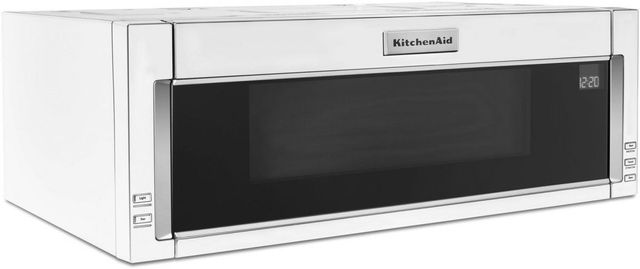 KitchenAid® 1.1 Cu. Ft. White Over The Range Microwave Hood Combination-2
