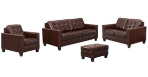Signature Design by Ashley® Altonbury 4-Piece Walnut Living Room Seating Set