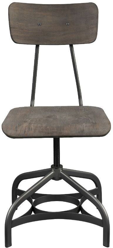 ACME Furniture Jonquil 2-Piece Gray Swivel Chairs