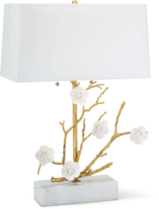 Regina Andrew Poppy Cherise Gold Horizontal Table Lamp-0