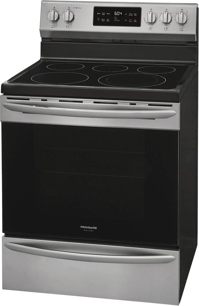 Frigidaire Gallery® 30" Stainless Steel Free Standing Electric Range-GCRE3038AF-3